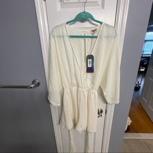 Cream Show me your mumu romper Large
